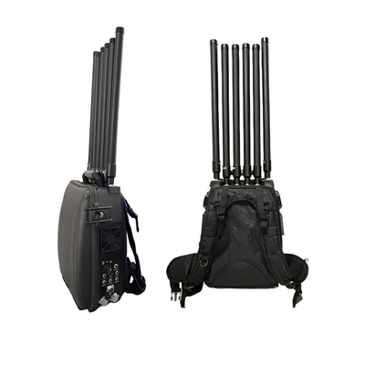 50W 70W Rucksack-Drohne-Jammer 400MHz 800MHz 1.2G 2.4G 5.2G 5.8G Anti FPV