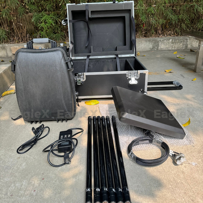 2KM Militärpolizei-Scanner Rucksack-Störgerät Drohne-Störgerät Omnidirectional & Directional Antenne