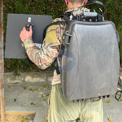 900M 2.4G 5.8G Drohnenverstörer Rucksack Anti-UAV FPV Manpack Verstörer