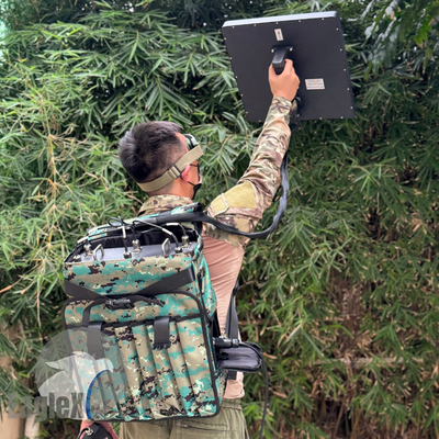 Verkleidung Rucksack Drohne Jammer 2KM ~ 2.5KM Anti-Drone Jammer Signal Blocker
