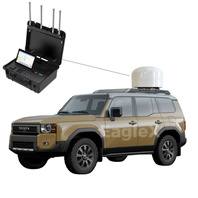 Jeep UAV Störgerät Auto 3000m Drohnenbekämpfung FPV 8000M Detektionsfahrzeug montierte Störgerät