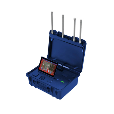 3000m-6000m IP66 tragbare Drohnendetektor 16GB Verbindungskommandoplattformsystem