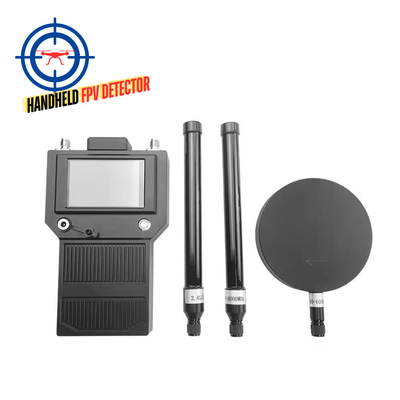 Handheld 3000 Meter FPV DJI Drohnendetektor 400MHz 2.4GHz 5.2G 5.8G Portable Detektion
