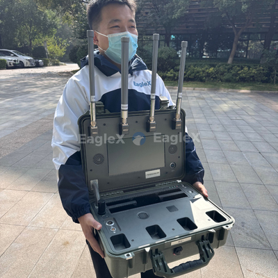 8-10 km FPV UAV Drohnenerkennung Reichweite Handheld Drohnen Detektor mit Echtzeit-Pilot-Positionierung
