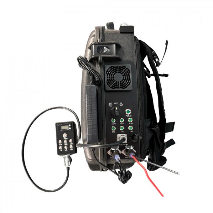 2KM Militärpolizei-Scanner Rucksack-Störgerät Drohne-Störgerät Omnidirectional & Directional Antenne 0
