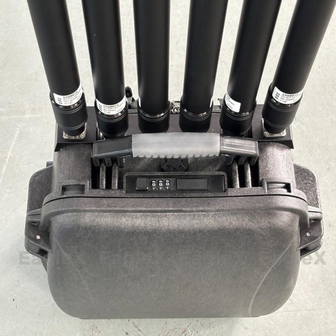 Rucksack Drohnenverstörer 4/6/8/10/12 Kanal 2.4G 5.8G Anti FPV UAV Killer Signal GPS Blocker Verteidigung Störgerät 2
