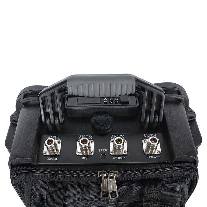 900M 2.4G 5.8G Drohnenverstörer Rucksack Anti-UAV FPV Manpack Verstörer 0