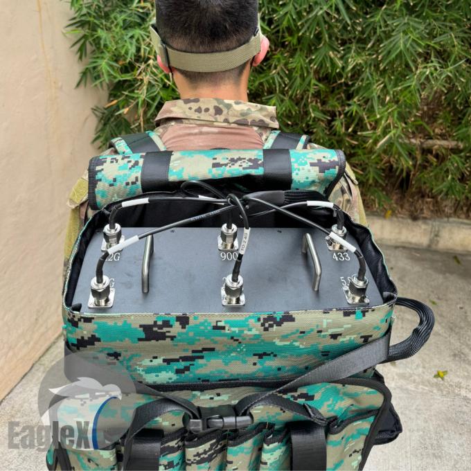 2000M 6 Frequenz Anti FPV Drohne Störgerät Rucksack Stil Drohne GPS Störgerät 1