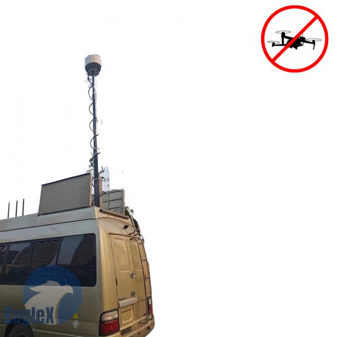 5KM Counter Drone System 30MHz-6GHz UAV FPV Störlösung 0