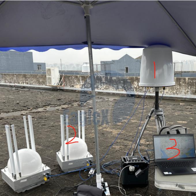 Grenzverteidigung Drohnenerkennungssystem Militärische Counter UAV Anti-Drohnen-Lösung 0