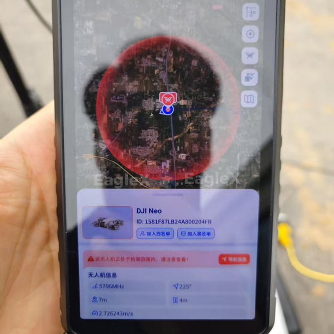 FPV Handheld Drohnen Detektor 4KM 4000M Langstrecken-Distanz mobile tragbare DJI UAV AUTEL Detektion Passiv Detektor De Drones 5